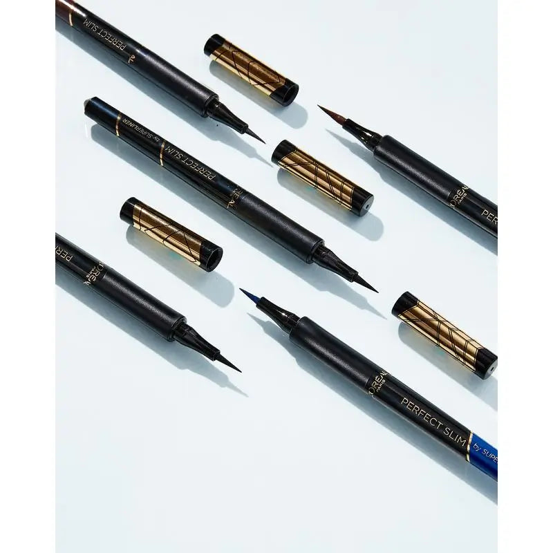L'Oréal Paris Super Liner Perfect Slim – tekutá a ultrapresná očná linka v odtieni Intenzívna čierna