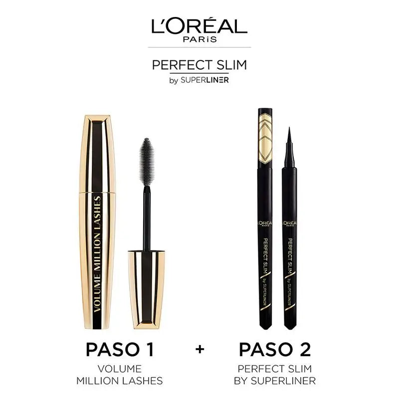 L'Oréal Paris Super Liner Perfect Slim – tekutá a ultrapresná očná linka v odtieni Intenzívna čierna