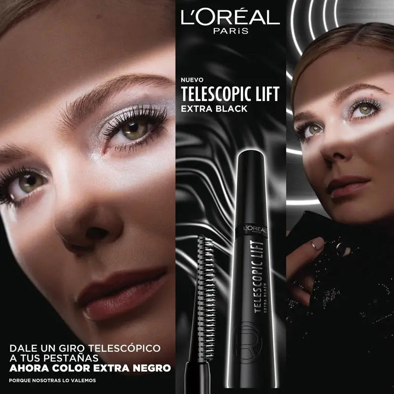 L'Oréal Paris Telescopic Extra Black riasenka +5 mm dĺžka.