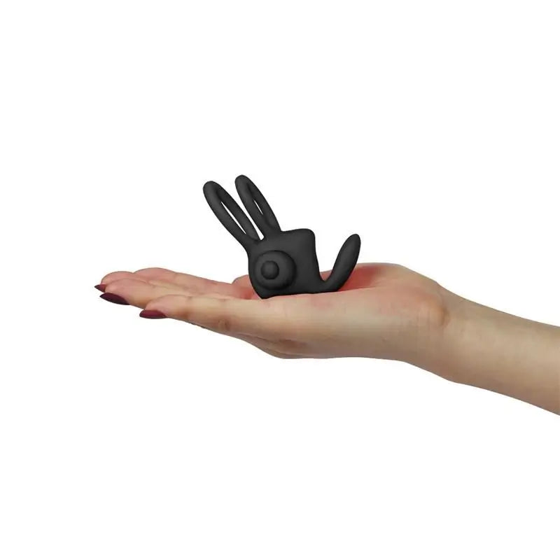 Lovetoy Dvojitý vibrujúci krúžok Power Clit Duo – čierny