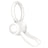 Lovetoy  Vibrujúci krúžok Power Clit – biely