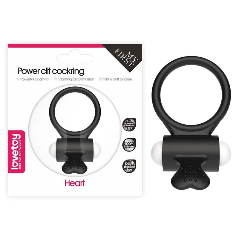 Lovetoy Vibrujúci krúžok Power Clit, čierny, model 2