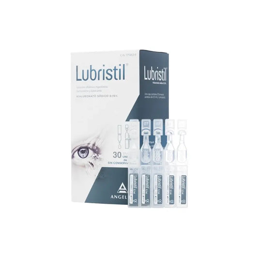 Lubristil s kyselinou hyalurónovou – suché oči, 30 jednorazových dávok