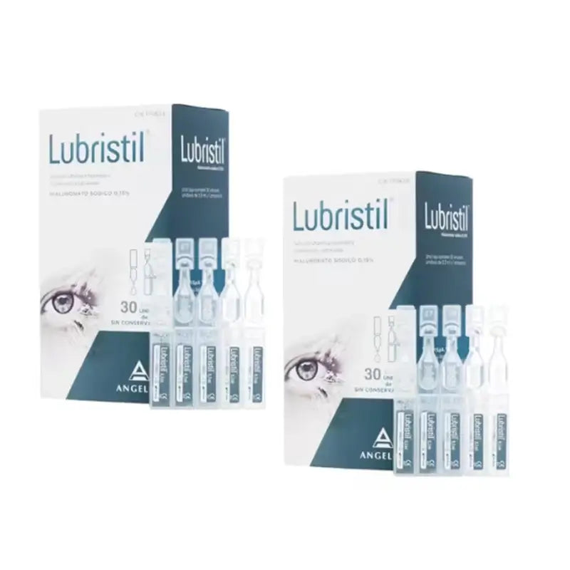 Lubristil s kyselinou hyalurónovou – suché oči, balenie 2 x 30 jednorazových dávok