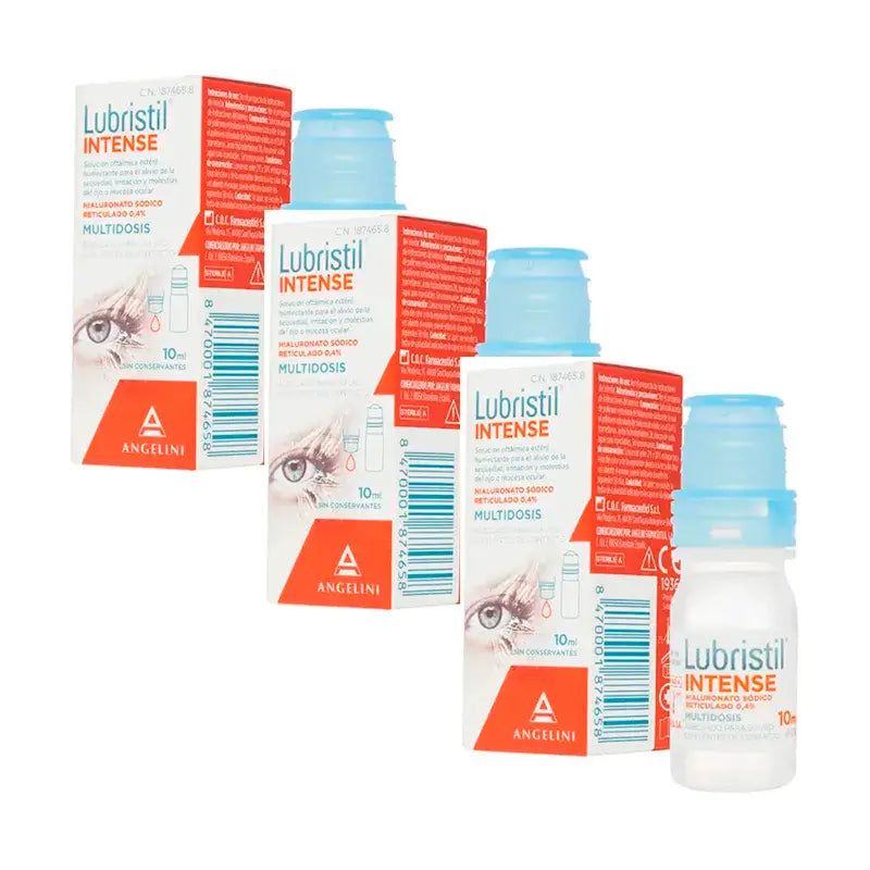 Lubristil Intense Multidosis, balenie 3 x 10 ml