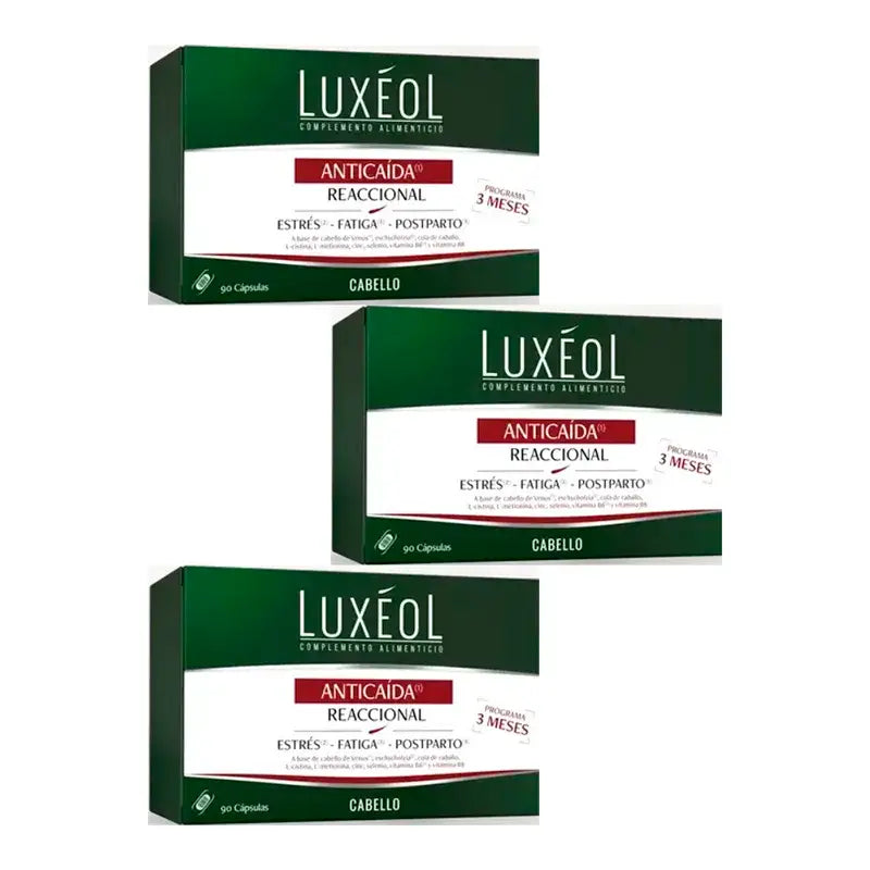 Luxeol proti vypadávaniu vlasov, balenie 3 x 90 tabliet