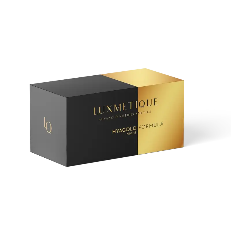 Luxmetique  Hyagold Night Formula 15 ampuliek 15 pitných ampuliek po 30 ml
