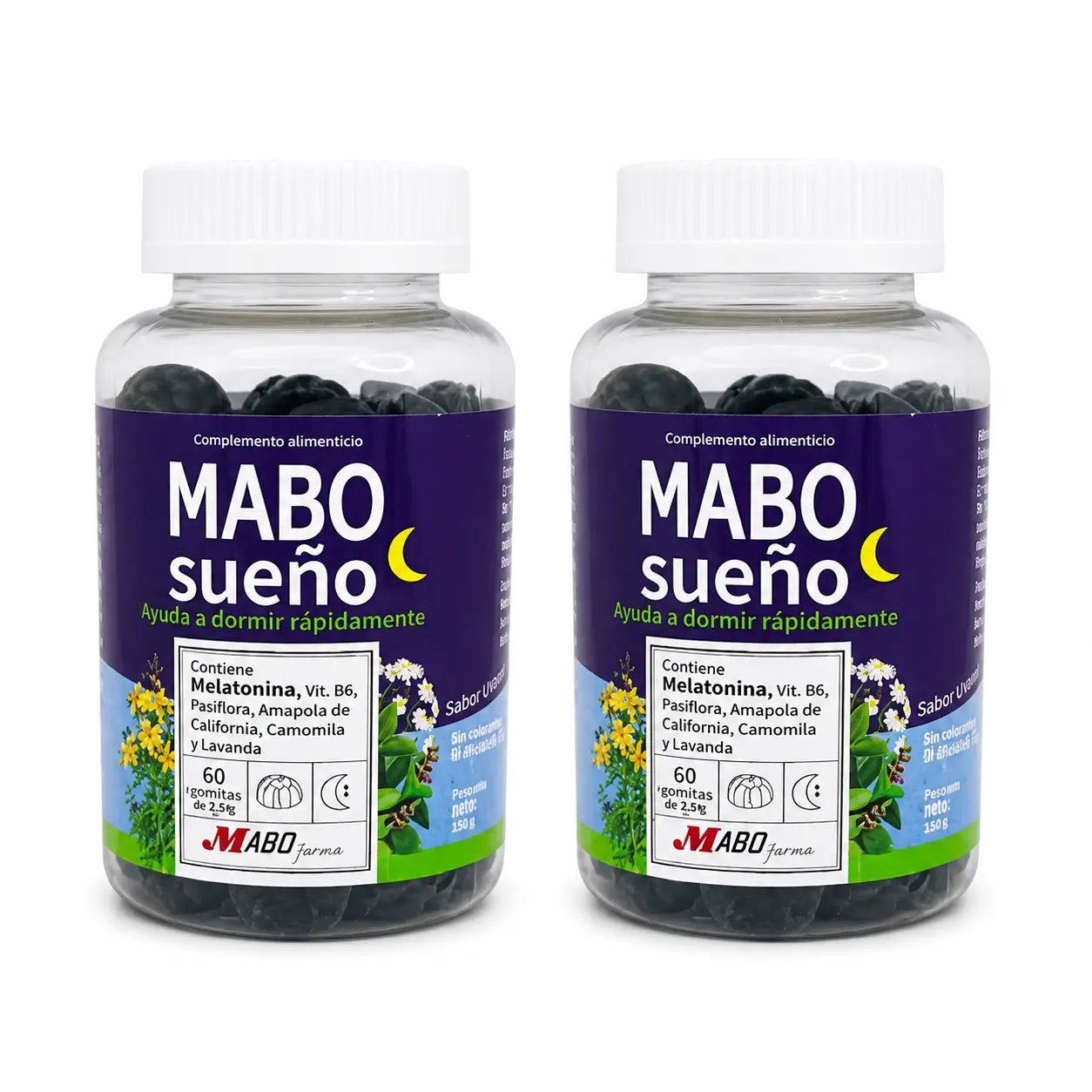 Mabonatur Mabosueño pre dospelých, 60 gumených cukríkov