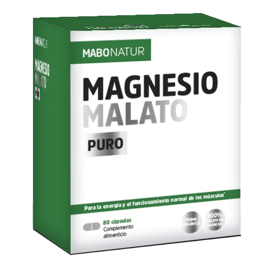 Mabonatur Čistý malát magnézia, 80 kapsúl 