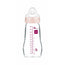 Kŕmna fľaša Mam Baby Cristal Feel Good v matnej ružovej farbe, 260 ml 