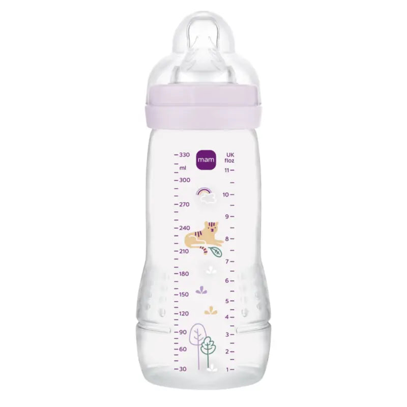 Mam Baby fľaša Easy Active v jasne ružovej farbe, 330 ml