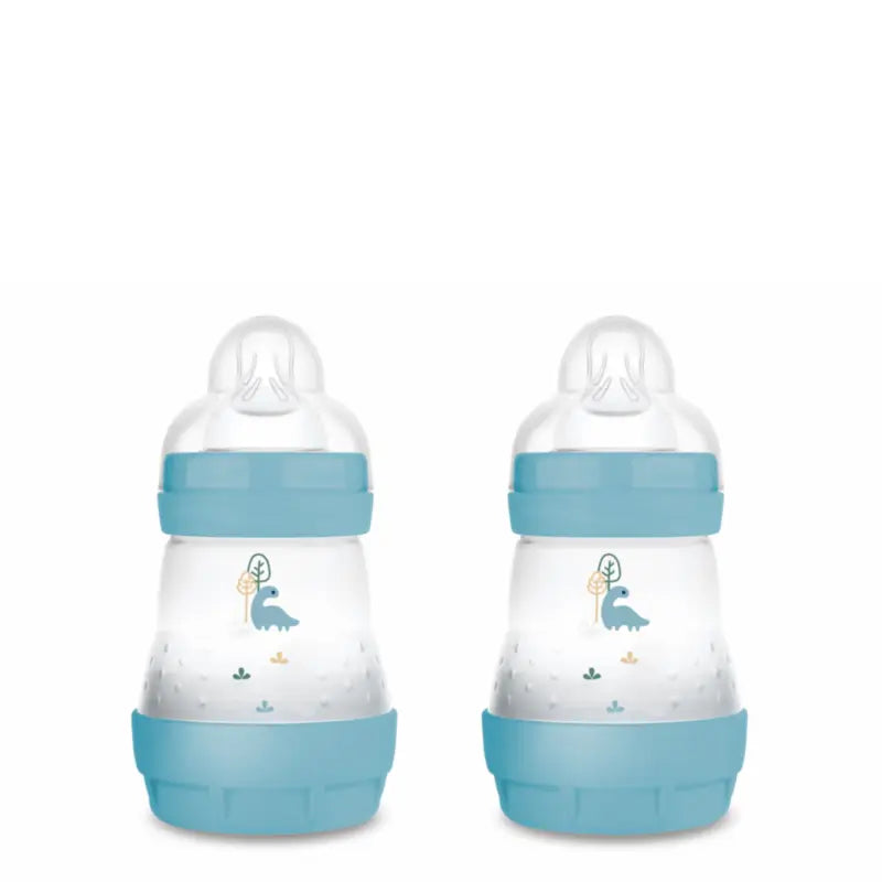 Mam Baby Fľaša Easy Start proti kolike, matná modrá, 2 × 160 ml 