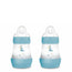 Mam Baby Fľaša Easy Start proti kolike, matná modrá, 2 × 160 ml 