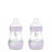 Mam Baby Fľaša Easy Start proti kolike, matná ružová, 2 × 160 ml 