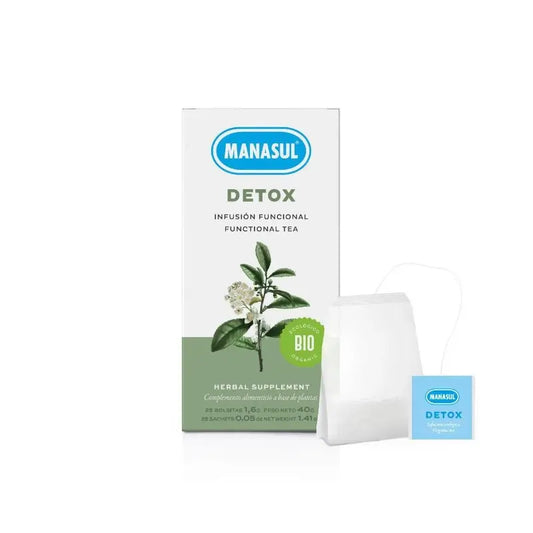 Manasul Detox Bio, 25 vrecúšok čaju