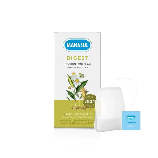 Manasul Digest Curcuma, 25 vrecúšok