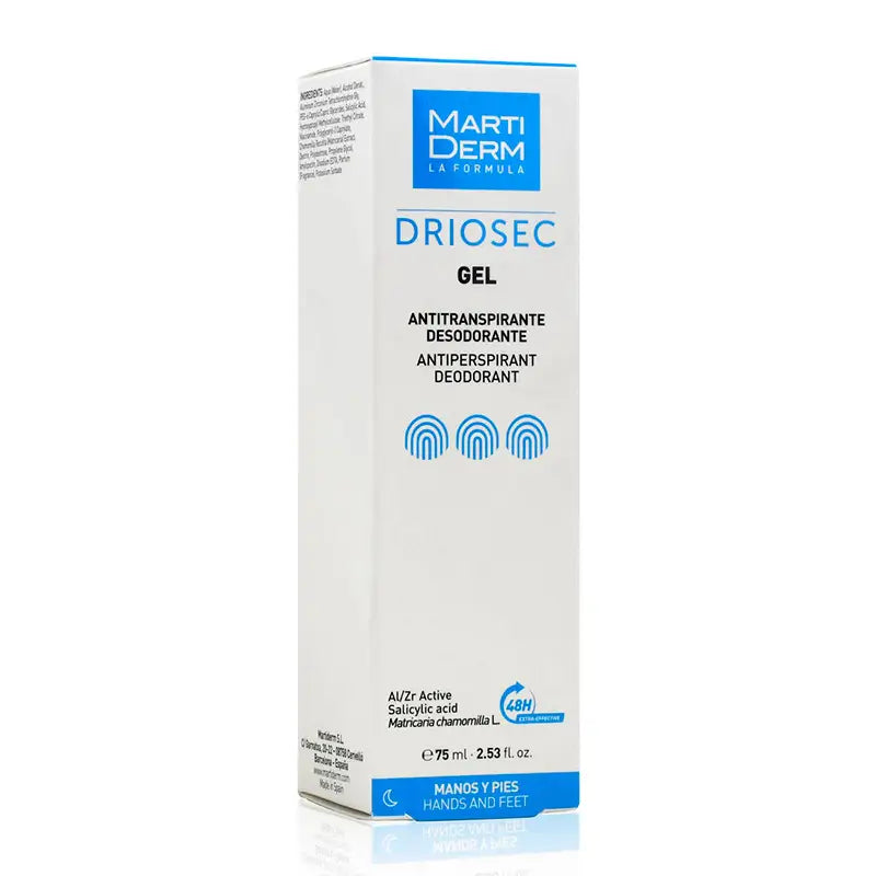 Martiderm Driosec gél na ruky a nohy 75 ml