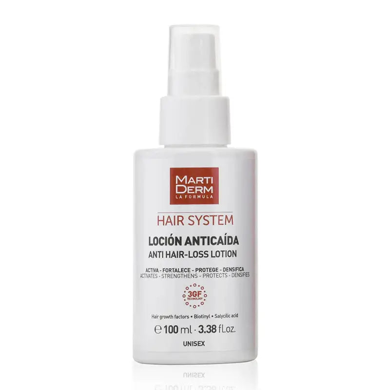 Martiderm Hair System Unisex pleťová voda proti vypadávaniu vlasov 100 ml