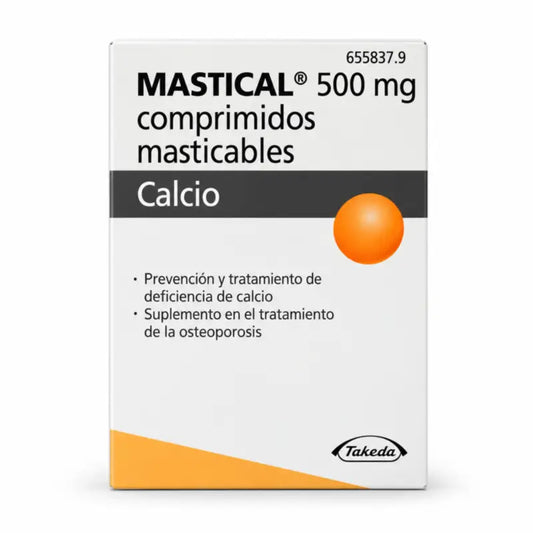 Mastical 500 mg vápnika, 90 žuvacích tabliet