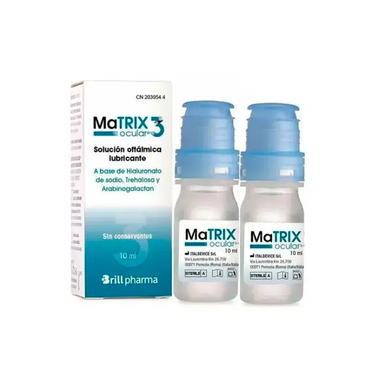 Matrix Ocular 3 očné kvapky, balenie 2 x 10 ml