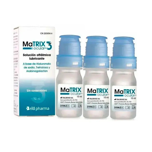 Matrix Ocular 3 očné kvapky, balenie 3 x 10 ml