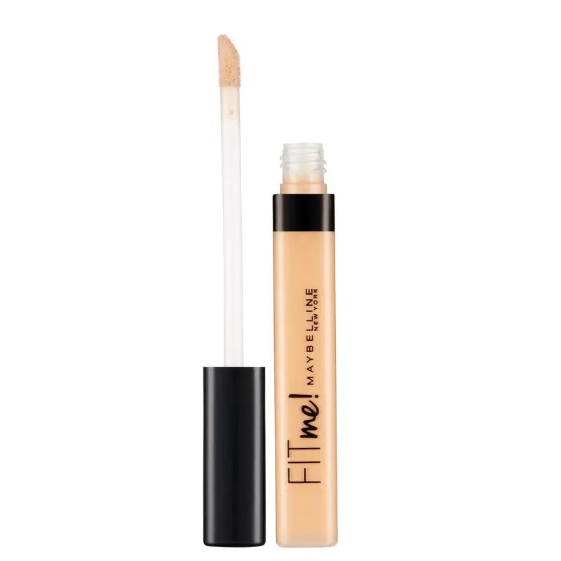 Maybelline New York Korektor na tmavé kruhy pod očami a nedokonalosti Fit Me, odtieň 30 Café, prirodzený vzhľad, pre stredne tmavú pleť, 6,8 ml