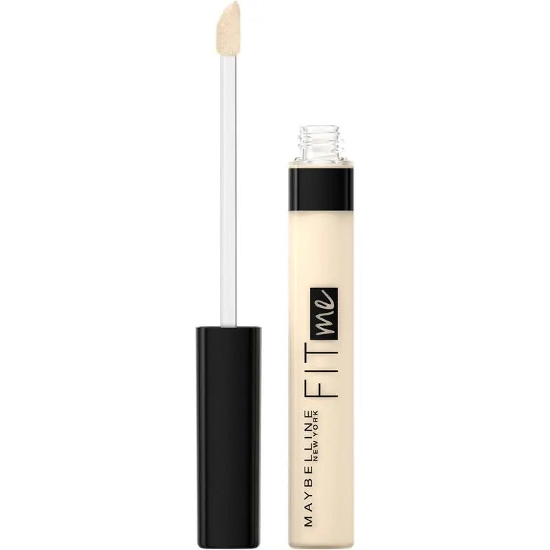 Maybelline New York Korektor na tmavé kruhy pod očami a nedokonalosti Fit Me, odtieň 05 Ivory, prirodzený efekt, pre veľmi svetlú pleť, 6,8 ml