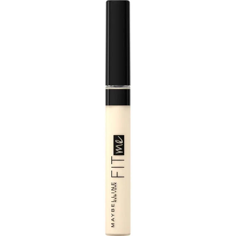 Maybelline New York Korektor na tmavé kruhy pod očami a nedokonalosti Fit Me, odtieň 05 Ivory, prirodzený efekt, pre veľmi svetlú pleť, 6,8 ml