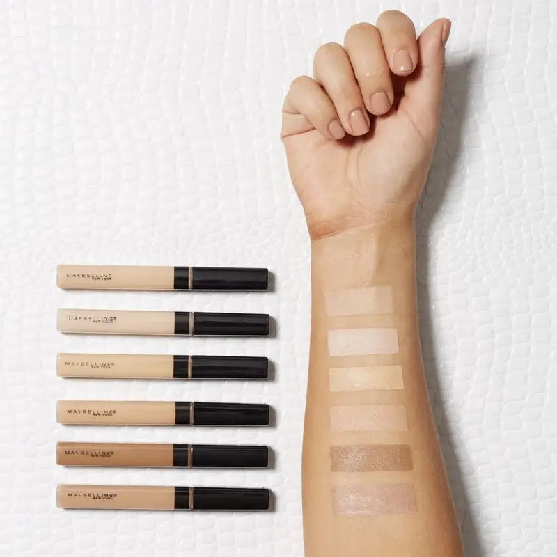 Maybelline New York Fit Me Korektor na tmavé kruhy pod očami a nedokonalosti, odtieň 10 Light, prirodzený efekt, pre svetlú pleť, 6,8 ml