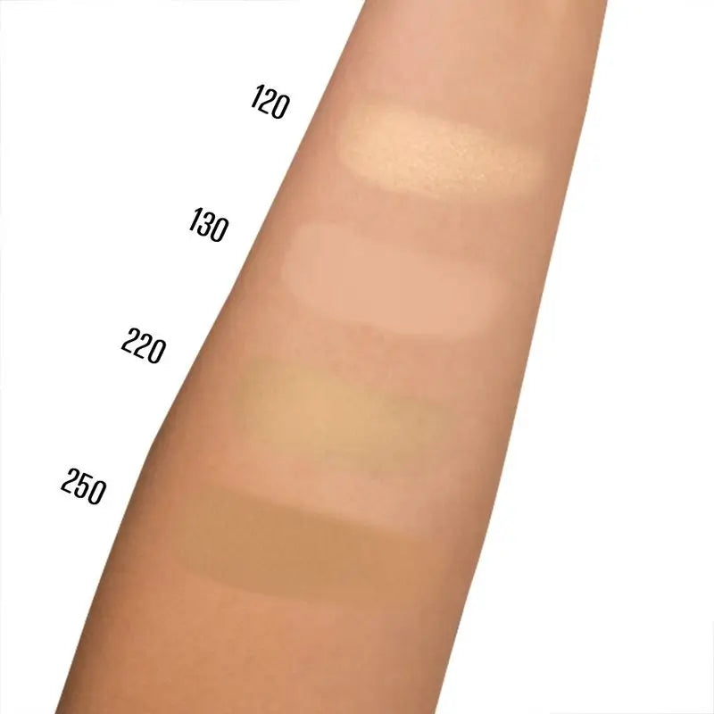 Maybelline New York Fit Me Mate Y Afinaporos Matujúci púder, odtieň 105 Natural Ivory, pre veľmi svetlú pleť. – 9 g