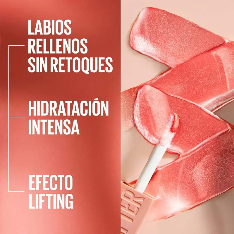 Maybelline New York Lesk na pery Lifter Gloss Bronzed, intenzívna hydratácia, plné pery. Odtieň 20 Sun
