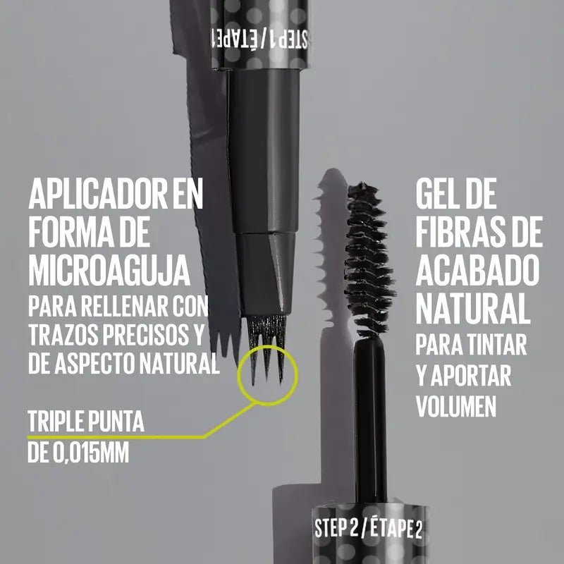Maybelline New York Brow Insert ceruzka na obočie, Ash Brown, 1,25 ml