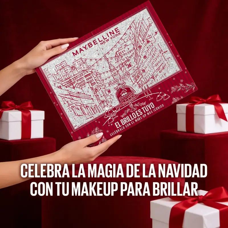 Adventný kalendár Maybelline, 12 produktov