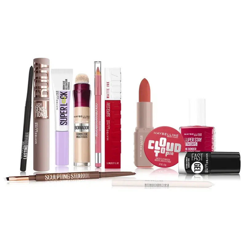 Adventný kalendár Maybelline, 12 produktov
