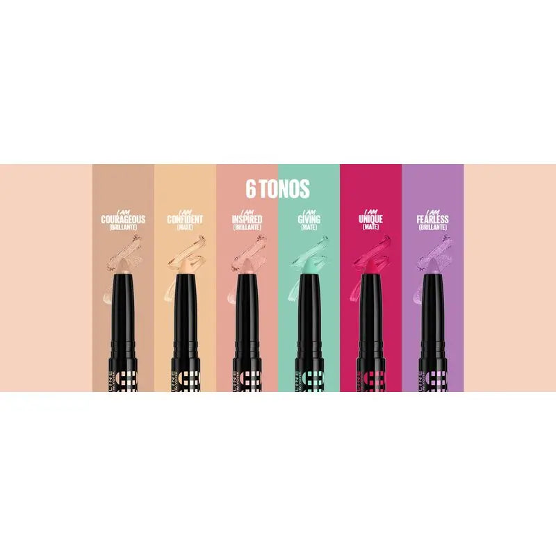 Maybelline New York Color Tattoo Stix, očný tieň + očné linky v tyčinkovom formáte. Odtieň I Am Confident.