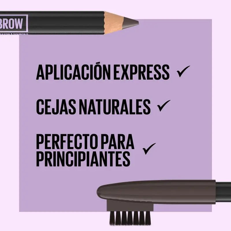 Maybelline New York Express Brow – ceruzka na obočie v odtieni 03 Soft Brown
