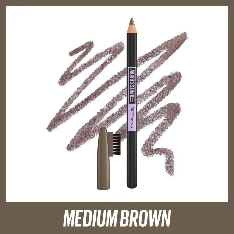 Maybelline New York Express Brow – ceruzka na obočie, odtieň Medium Brown