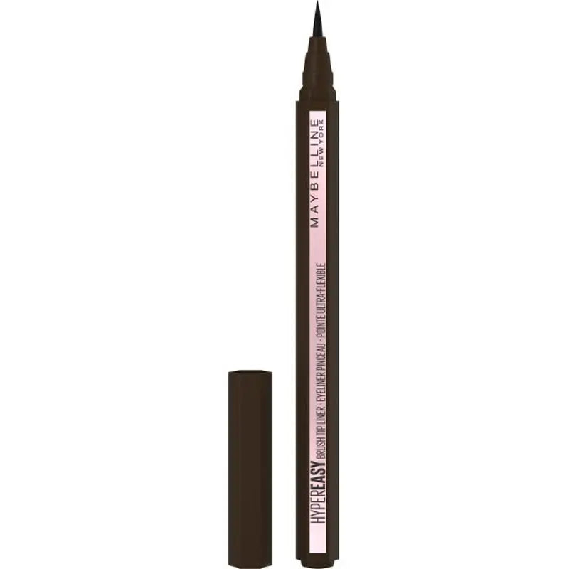 Maybelline New York Hypereasy tekutá očná linka v pere, hnedá farba 810 Pitch Brown
