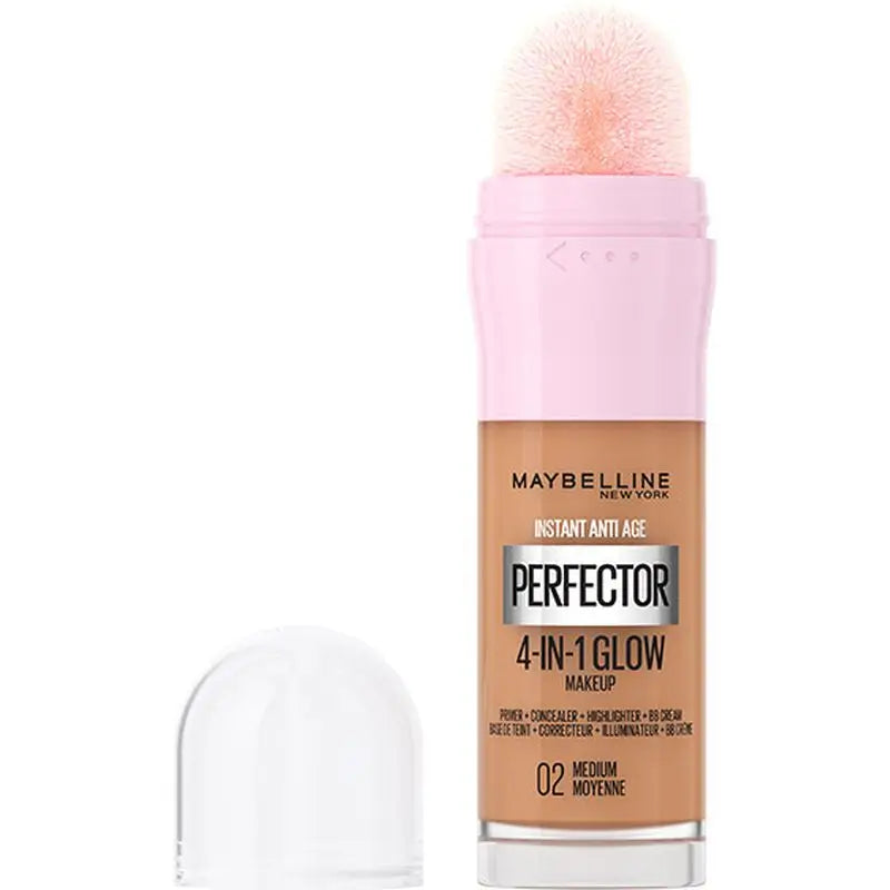 Maybelline New York Instant Perfector Glow 4 v 1, rozjasňovač, ktorý môžete používať podľa vlastnej voľby, odtieň 02 Medium Deep