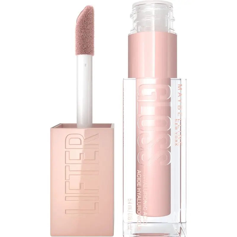 Maybelline New York Lifter Gloss lesk na pery, odtieň 02 Ice. Intenzívna hydratácia a plné pery.