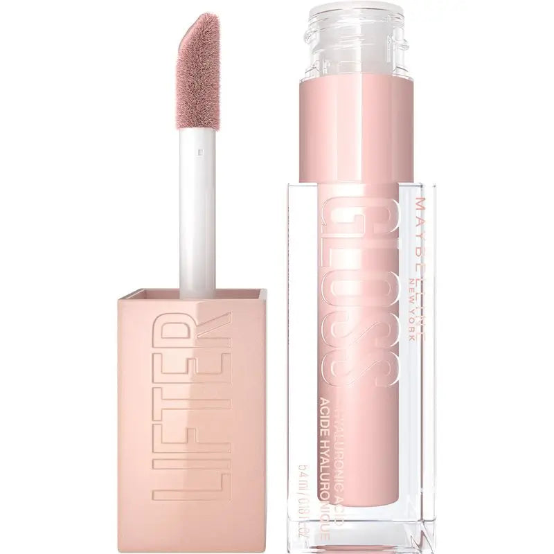 Maybelline New York Lifter Gloss lesk na pery, odtieň 02 Ice. Intenzívna hydratácia a plné pery.