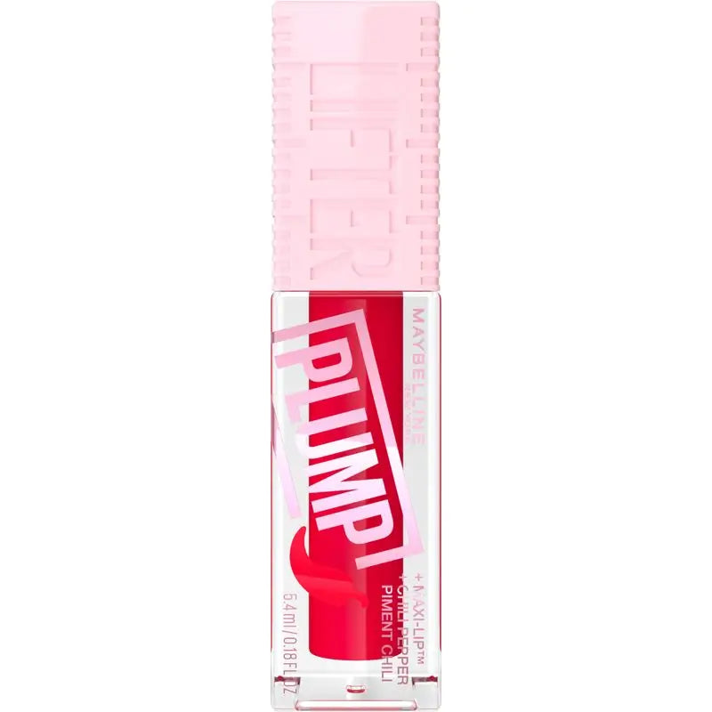 Maybelline New York Lifter Plump s chilli papričkou a kyselinou hyalurónovou, odtieň 006 Red Flag
