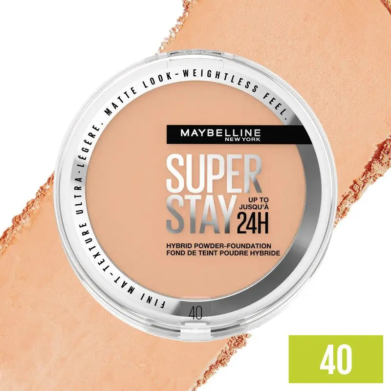 Maybelline New York Superstay Hybrid 24H púderový podklad pod make-up, super krycie, super ľahký, až 24 hodín, odtieň 30