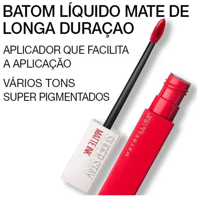 Maybelline New York Superstay Matte Ink, tekutá rúž, odtieň 325 Shot Caller