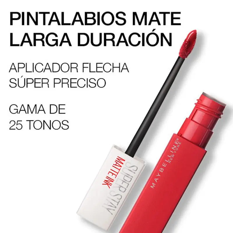 Maybelline New York Superstay Matte Ink, tekutá rúž, odtieň 325 Shot Caller