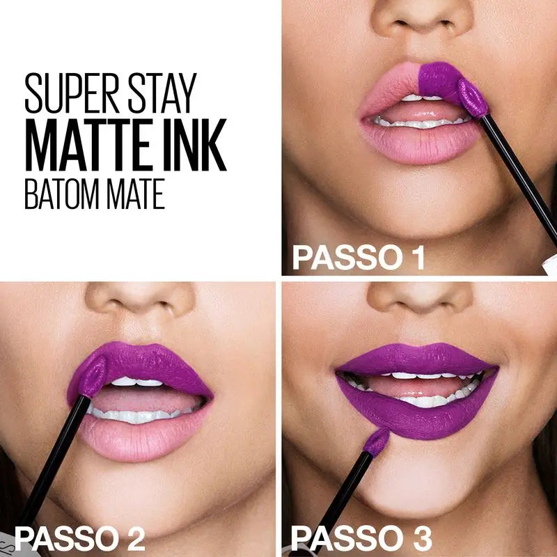 Maybelline New York Superstay Matte Ink, tekutá rúž, odtieň 340 Exhilarator