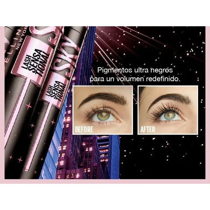 Maybelline New York Lash Sensational Sky High Cosmic: Riasenka, dĺžka a objem, ultra čierna