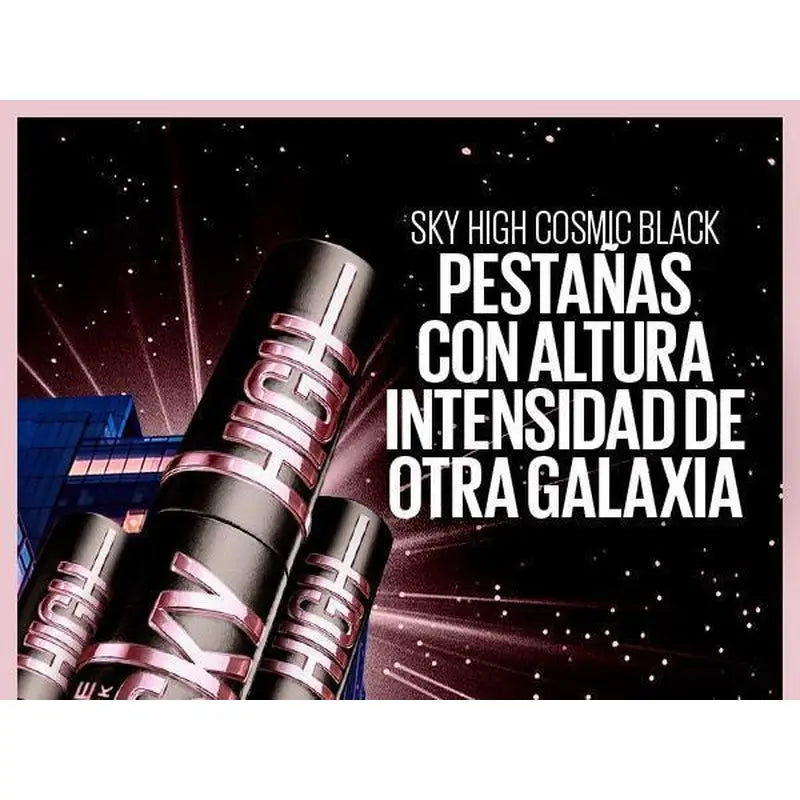 Maybelline New York Lash Sensational Sky High Cosmic: Riasenka, dĺžka a objem, ultra čierna