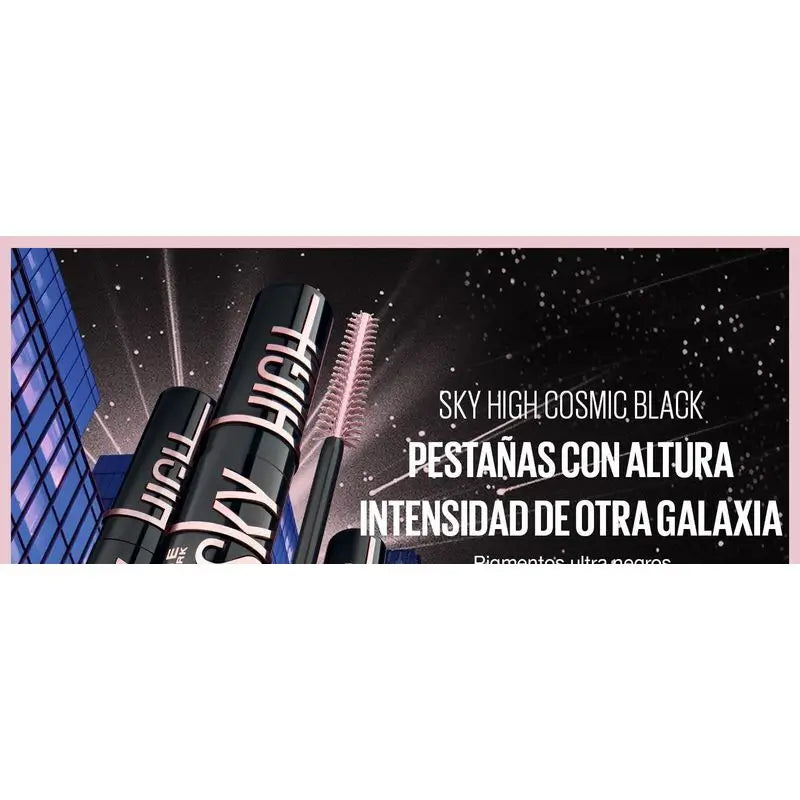 Maybelline New York Lash Sensational Sky High Cosmic: Riasenka, dĺžka a objem, ultra čierna