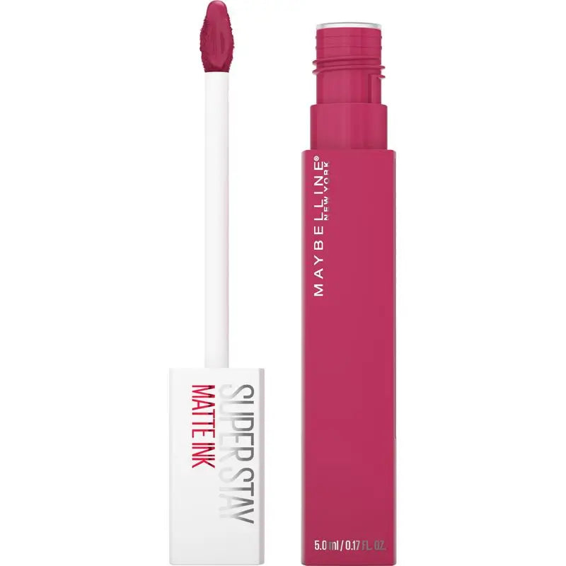 Maybelline New York Matná rúž s dlhotrvajúcim účinkom Superstay Matte Ink, odtieň 155 Savant, ružová farba